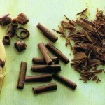 Decorazioni di cioccolato foglie, riccioli, rotolini.... (3)