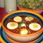 Curry di uova sode e lenticchie