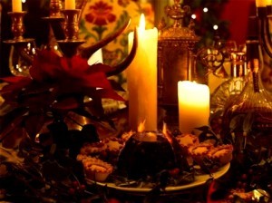 Christmas Pudding candele natale  