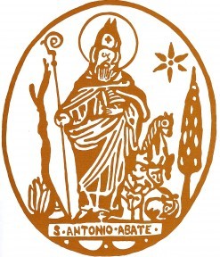 Nel XVIII secolo i contadini ricoprivano gli animali con drappi recanti un medaglione stampato con l'immagine di sant'Antonio abate, protettore del mondo agricolo e del bestiame.
