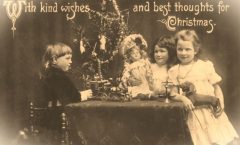 Cartolina di Natale del 1890